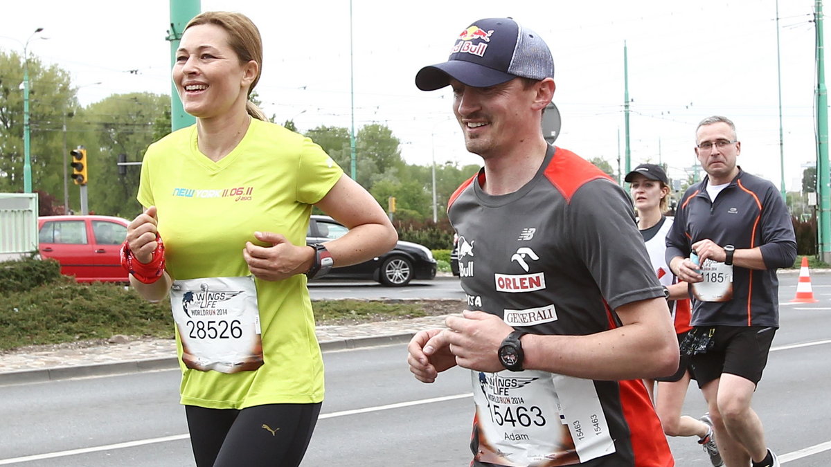 Adam Małysz w Wings for Life World Run