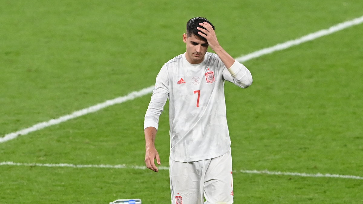 Alvaro Morata po niecelnym rzucie karnym