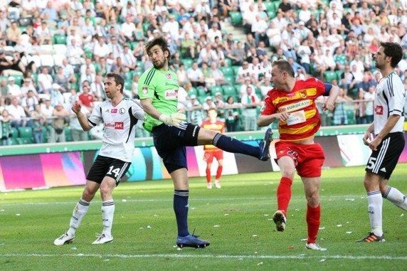 28. kolejka Ekstraklasy: Legia Warszawa - Jagiellonia Białystok 1:1