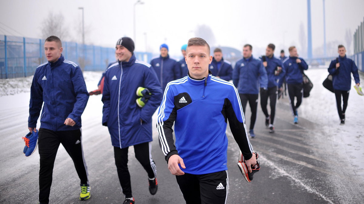 RUCH CHORZOW - TRENING I KONFERENCJA