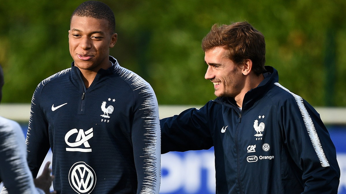 Kylian Mbappe i Antoine Griezmann