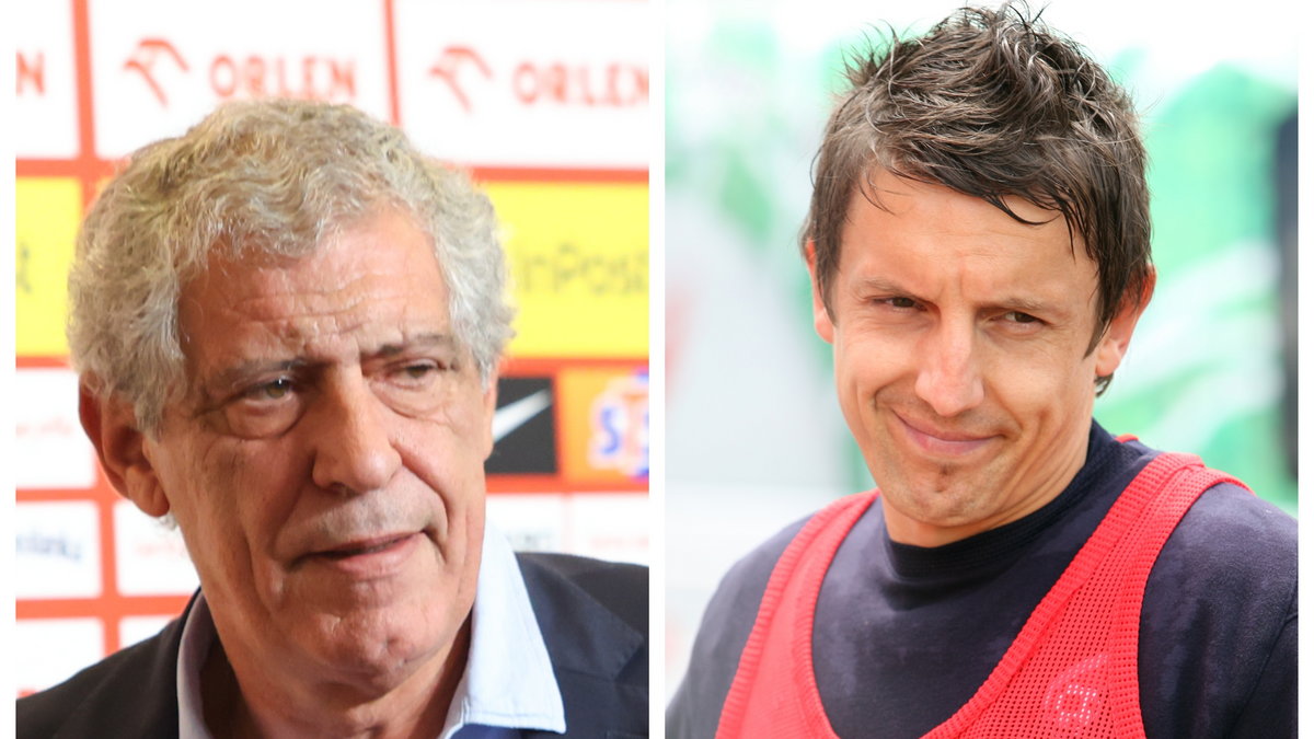 Fernando Santos i Jacek Bąk.