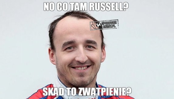 Robert Kubica zdobył pierwszy punkt w sezonie F1 - memy