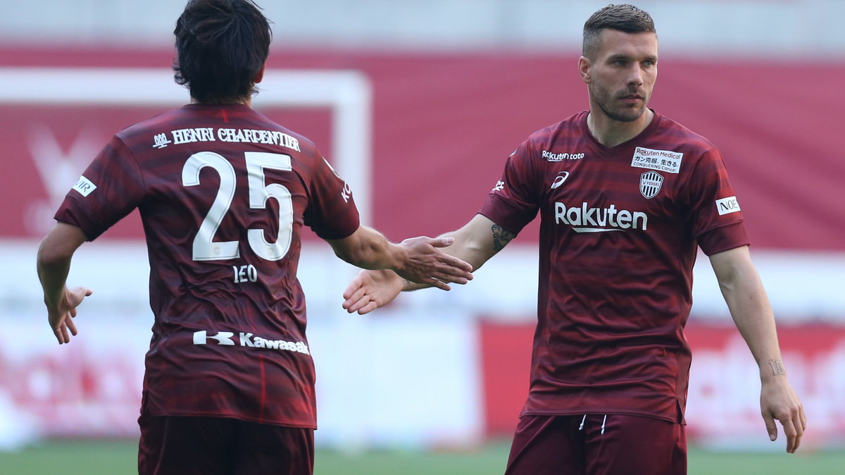 Lukas Podolski w barwach Vissel Kobe