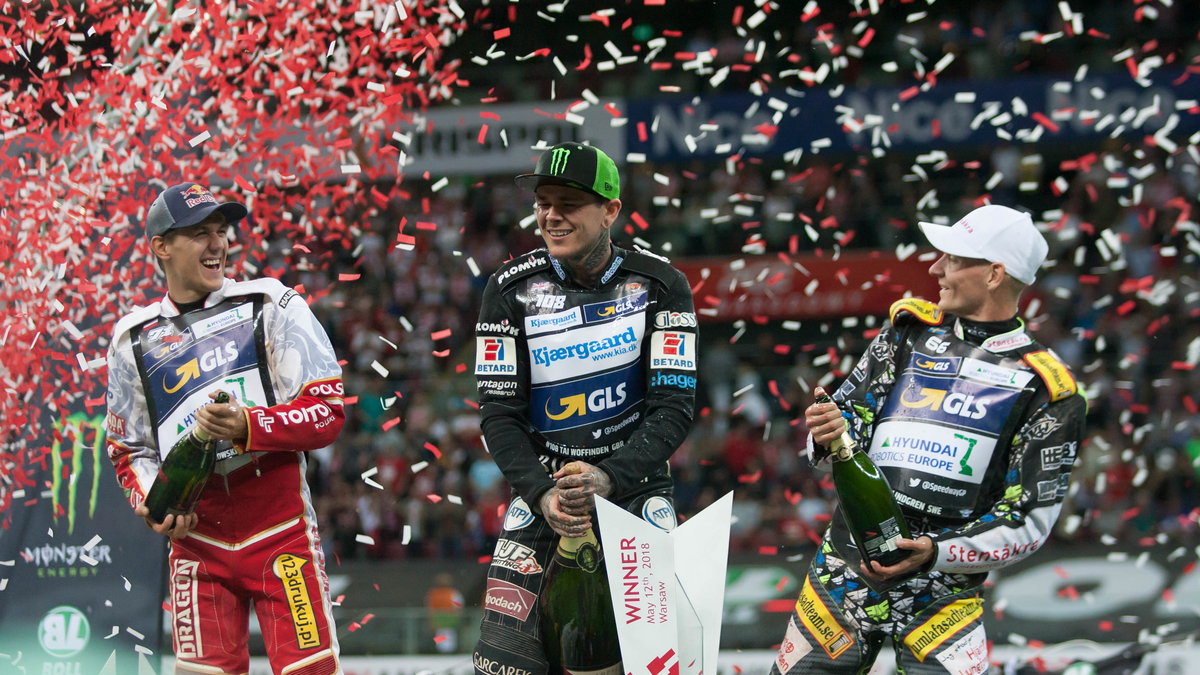 Podium GP w Warszawie