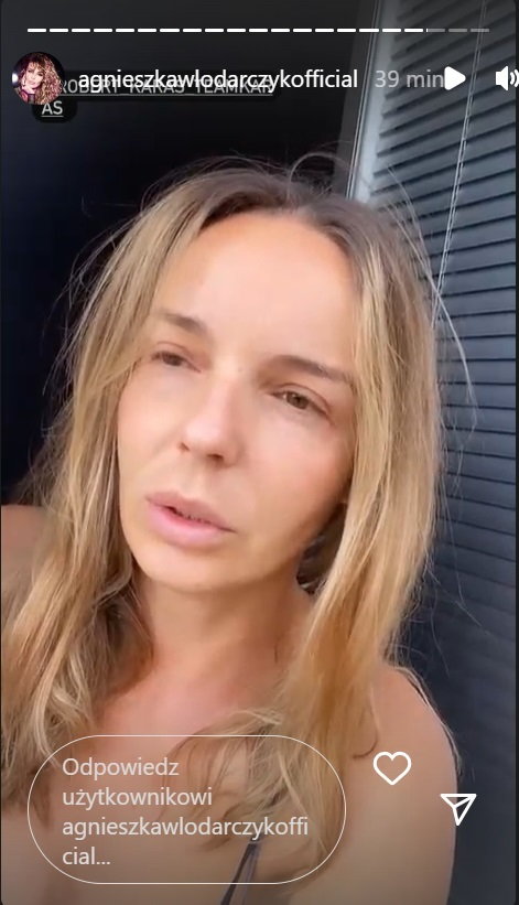 Agnieszka Włodarczyk na Instastories o Robercie Karasiu