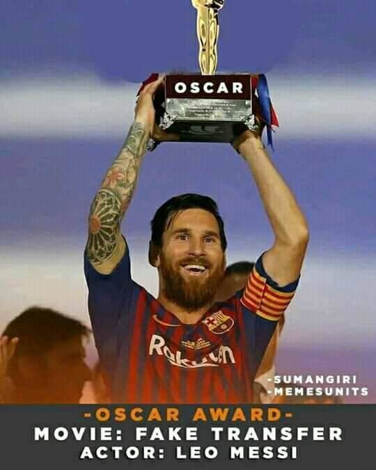 Leo Messi zostaje w Barcy - memy