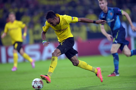 Lewy skrzydłowy – Pierre-Emerick Aubameyang (Borussia Dortmund)