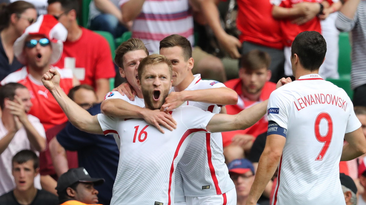 25.06.2016 SZWAJCARIA - POLSKA 1/8 FINALU UEFA EURO 2016 PILKA NOZNA