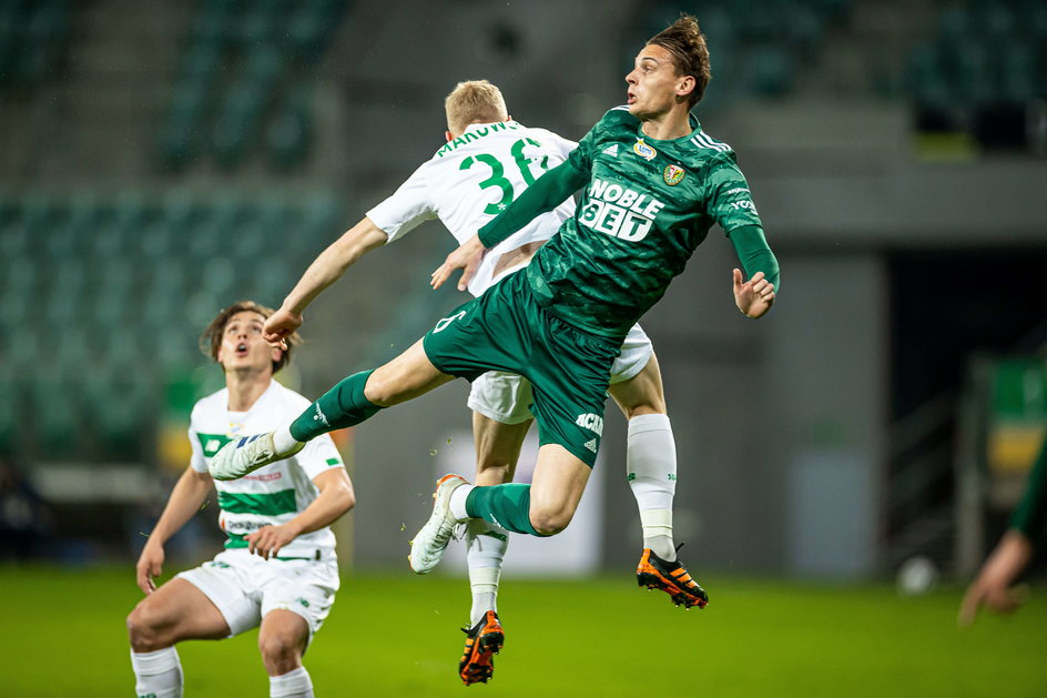 Rafał Makowski (Śląsk Wrocław) i Tomasz Makowski (Lechia Gdańsk)