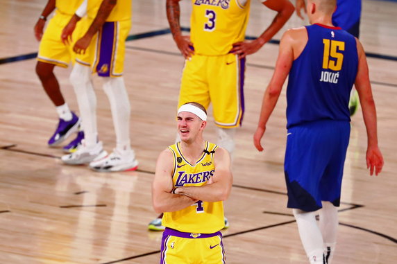 Alex Caruso w barwach Lakers w sezonie 2019/2020