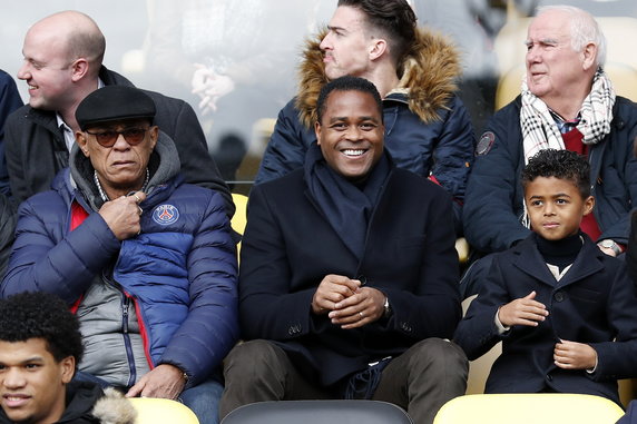 Kenneth Kluivert i Patrick Kluivert (i jego syn Shane Kluivert)