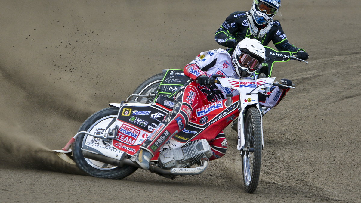 2021.06.06 Rybnik Zuzel eWinner 1.liga Sezon 2021 ROW Rybnik - Abramczyk Polonia Bydgoszcz N/z Grzegorz Zengota (b), Rune Holta (n) Foto Marcin Bulanda / PressFocus 2021.06.06 Rybnik Speedway Polish eWinner First League Season 2021 ROW Rybnik - Abramczyk Polonia Bydgoszcz Grzegorz Zengota (b), Rune Holta (n) Credit: Marcin Bulanda / PressFocus