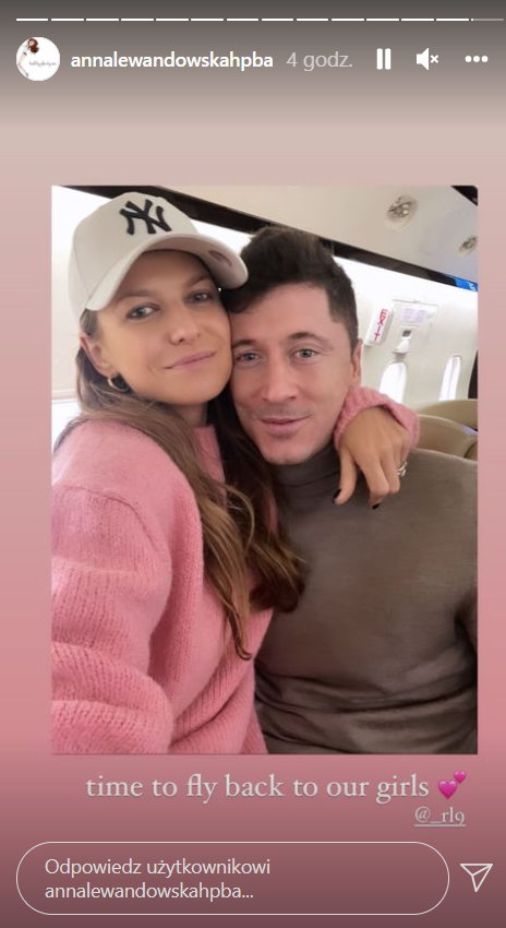 Anna Lewandowska pokazała zdjęcie na Instastories