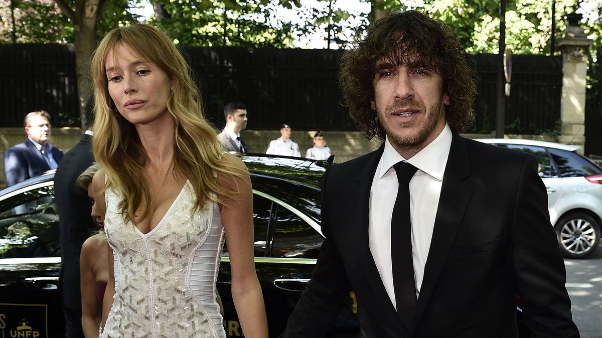 Carles Puyol i Vanesa Lorenzo