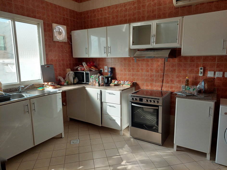 Kuchnia w jednym z apartamentów