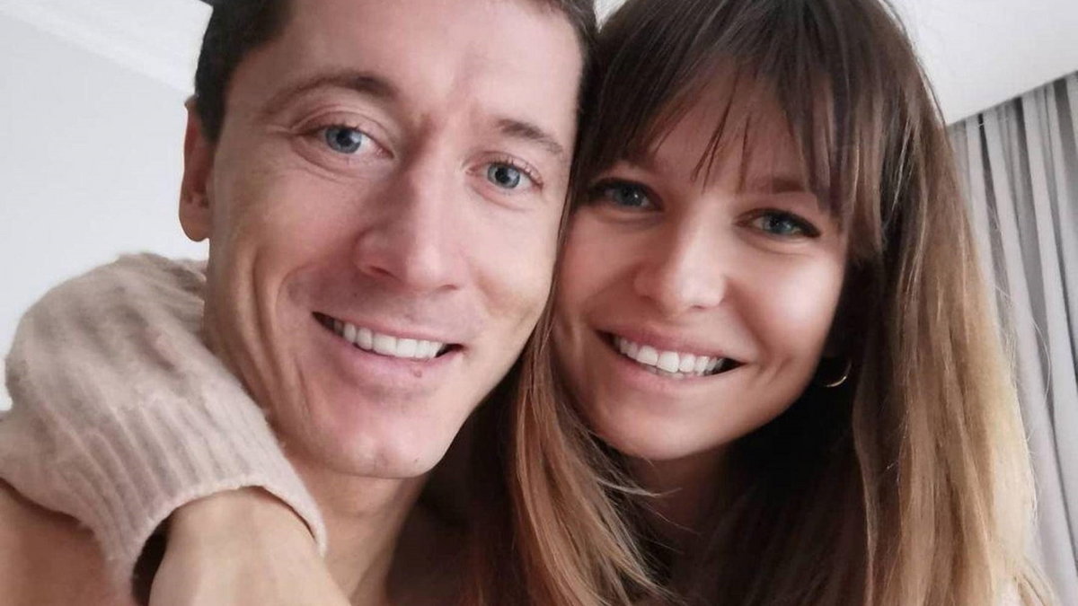 Robert Lewandowski i Anna Lewandowska