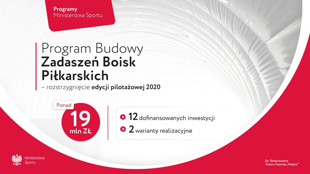 Program budowy zadaszeń obiektów piłkarskich