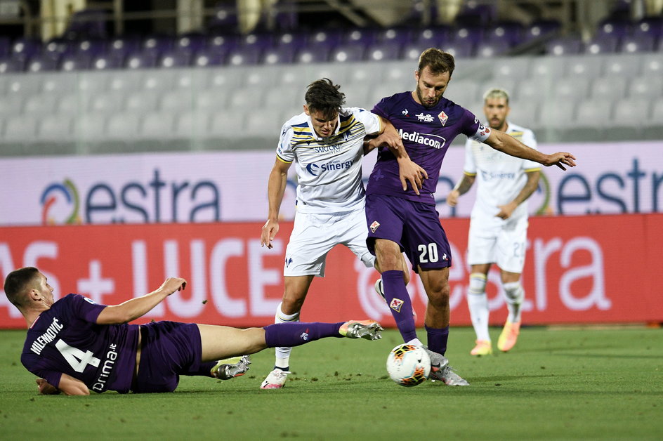 Mariusz Stępiński jeszcze w barwach Hellasu Verona