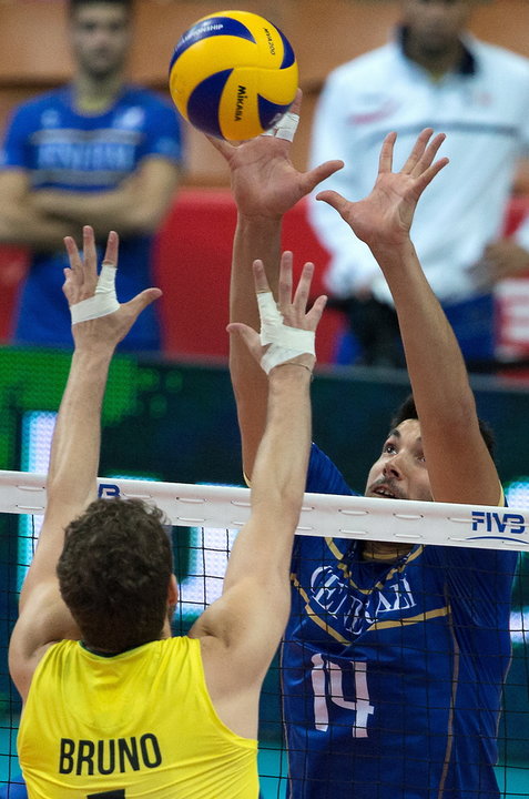 SIATKÓWKA FIVB MISTRZOSTWA ŚWIATA 2014 BRAZYLIA FRANCJA (Nicolas Le Goff)