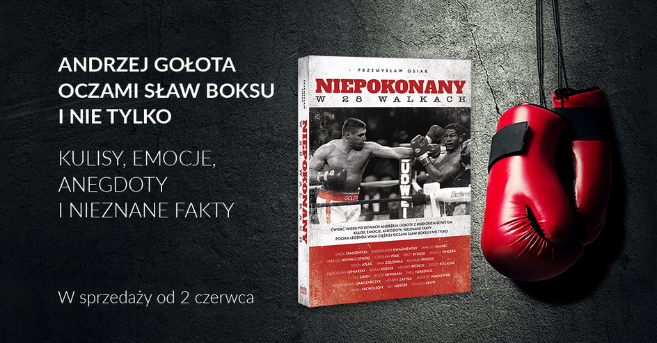 „Niepokonany w 28 walkach” – książka o Andrzeju Gołocie w sprzedaży od 2 czerwca