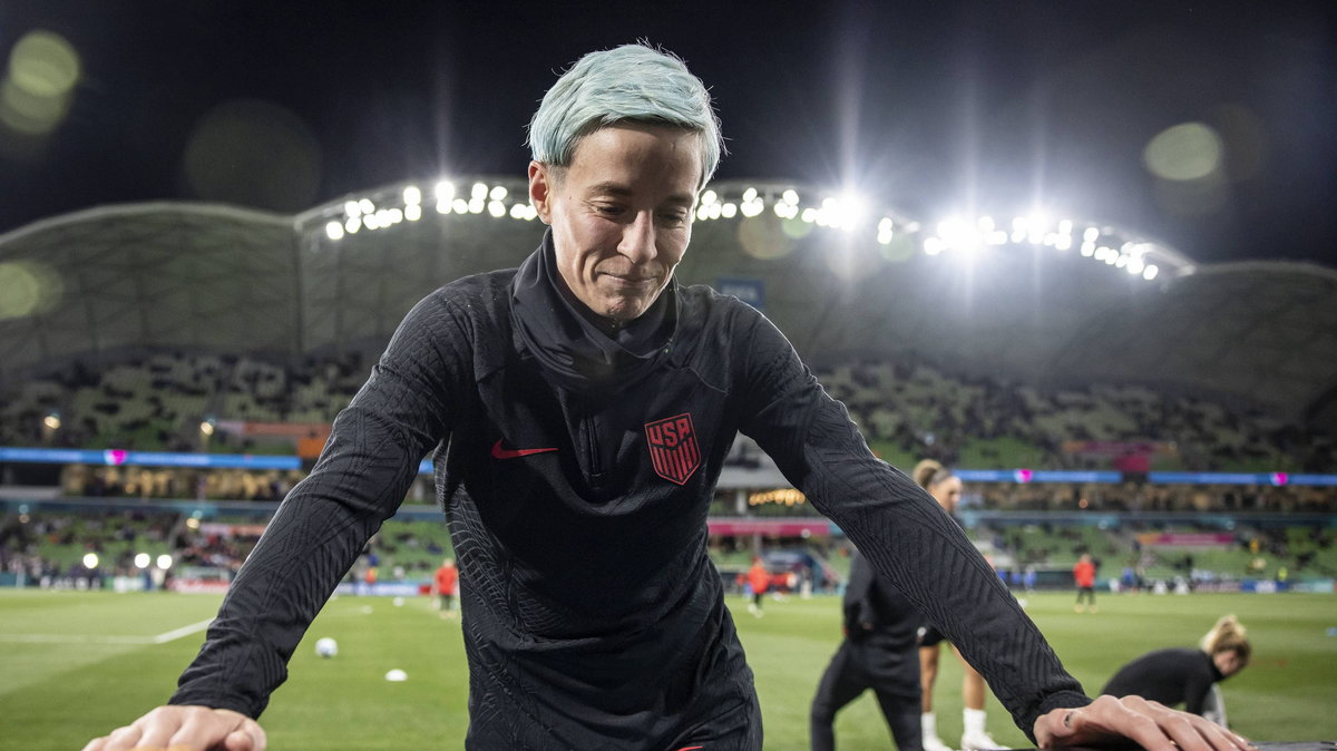 Megan Rapinoe przed meczem USA - Szwecja na MŚ kobiet