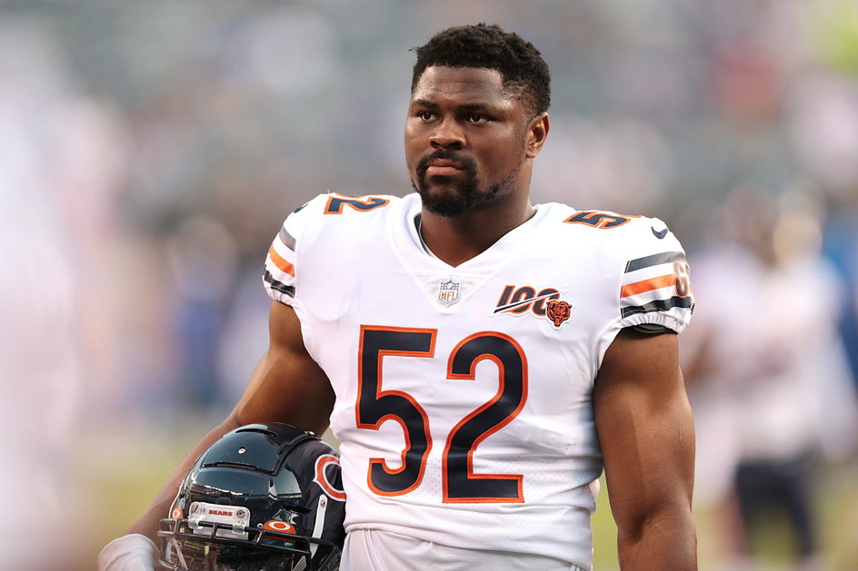 Khalil Mack to często jednoosobowa ekipa niszcząca zasieki rywala. Chicago Bears są zależni od jego świetnej formy