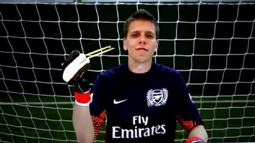 Wojciech Szczęsny (zrzut z klipu wideo)