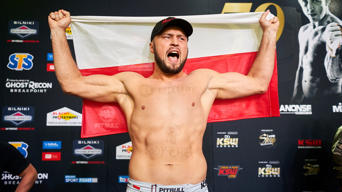 Tomasz Narkun - ważenie przed KSW 50