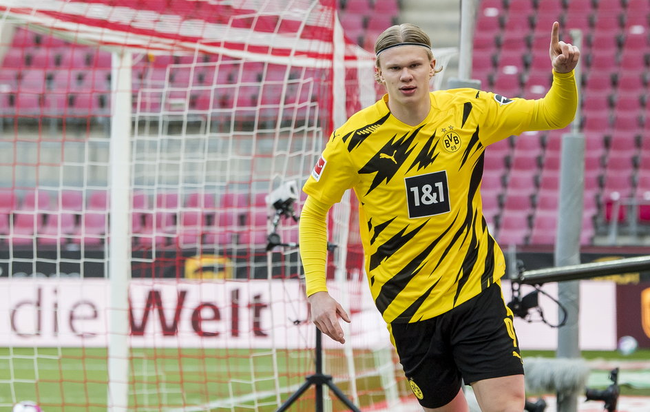 Erling Haaland w meczu z FC Koeln