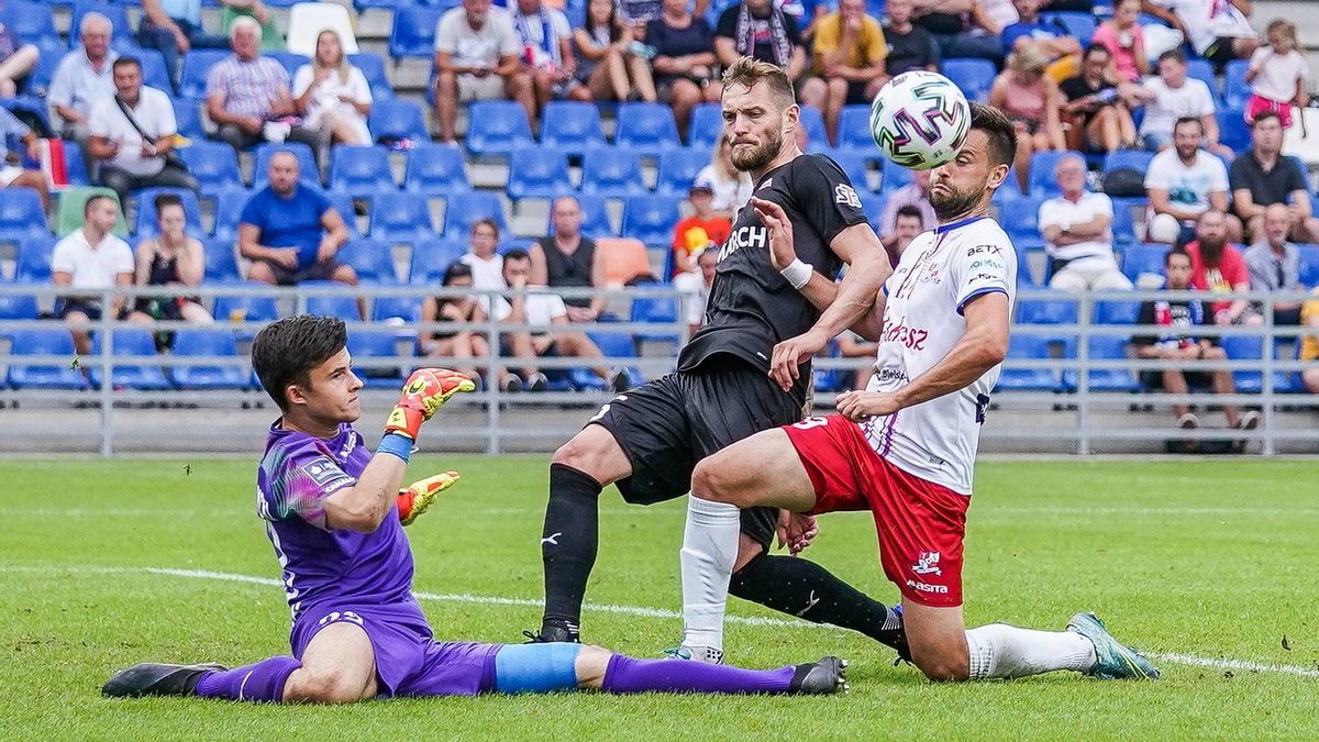 W ostatnim meczu przed zawieszeniem David Jablonsky strzelił gola Podbeskidziu.