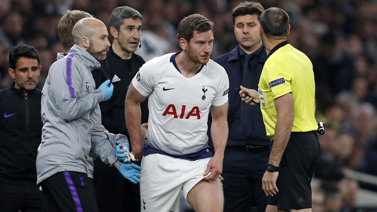 Jan Vertonghen w meczu z Ajaksem