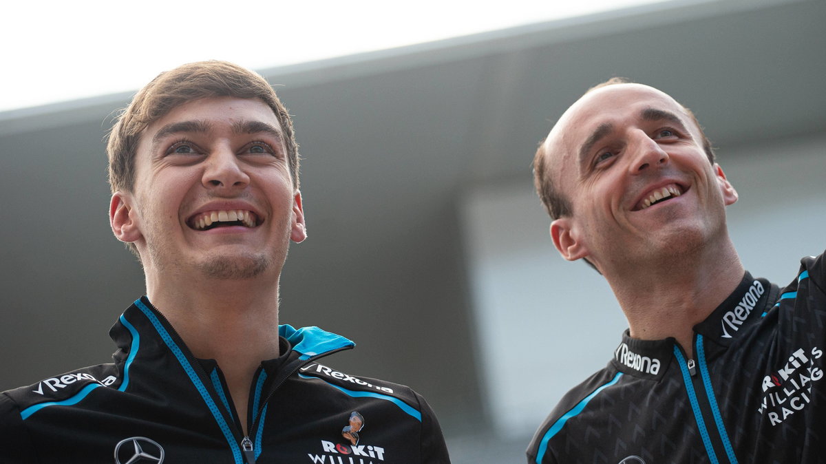 George Russell i Robert Kubica