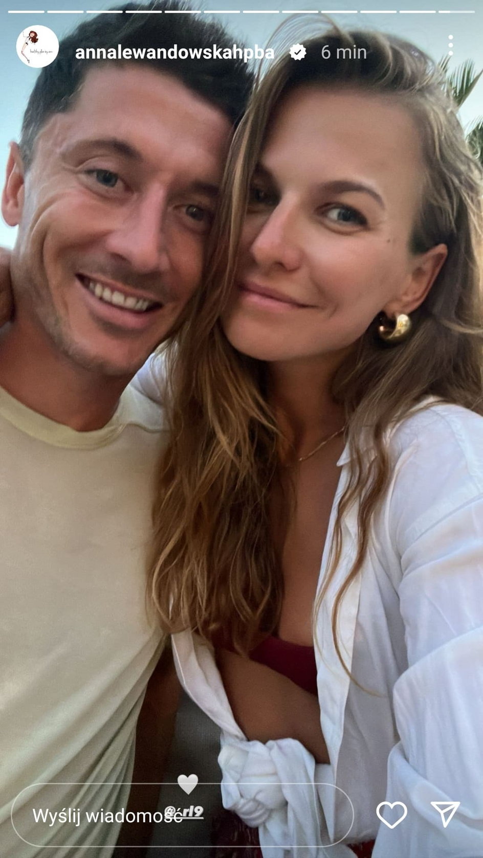 Robert Lewandowski i Anna Lewandowska