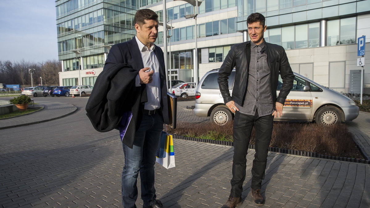 Cezary Kucharski i Robert Lewandowski