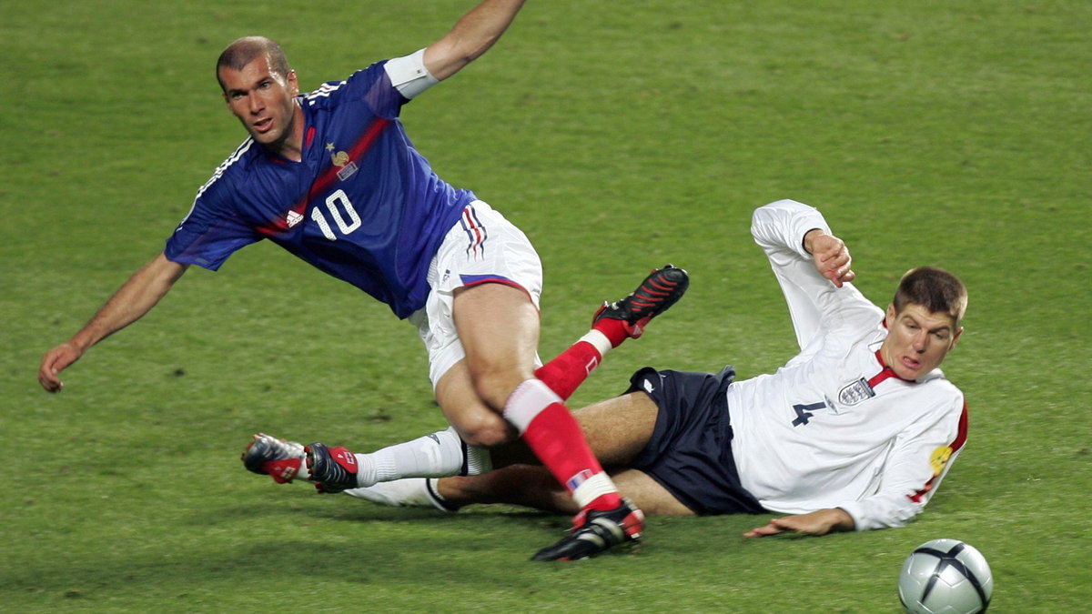 Steven Gerrard i Zinedine Zidane