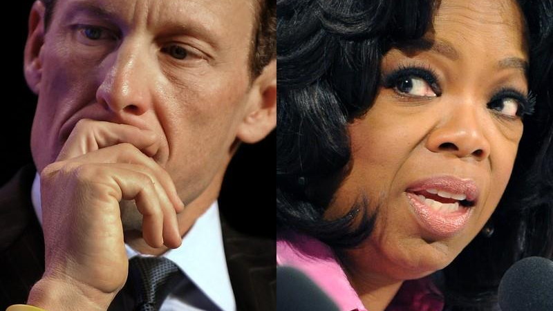 Lance Armstrong i Oprah Winfrey