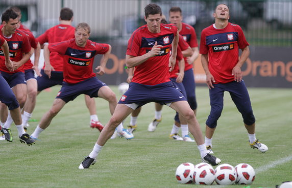 TRENING PIŁKARSKIEJ REPREZENTACJI POLSKI