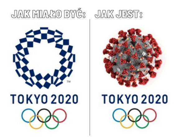 Memy przed rozpoczęciem igrzysk olimpijskich w Tokio