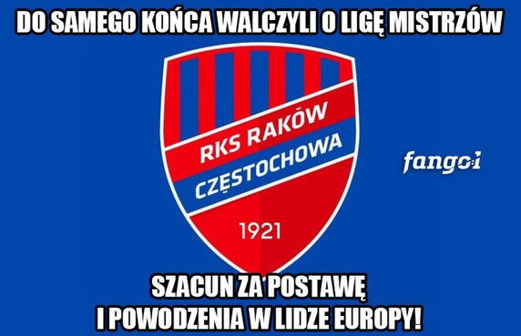 Memy po meczu FC Kopenhaga — Raków Częstochowa