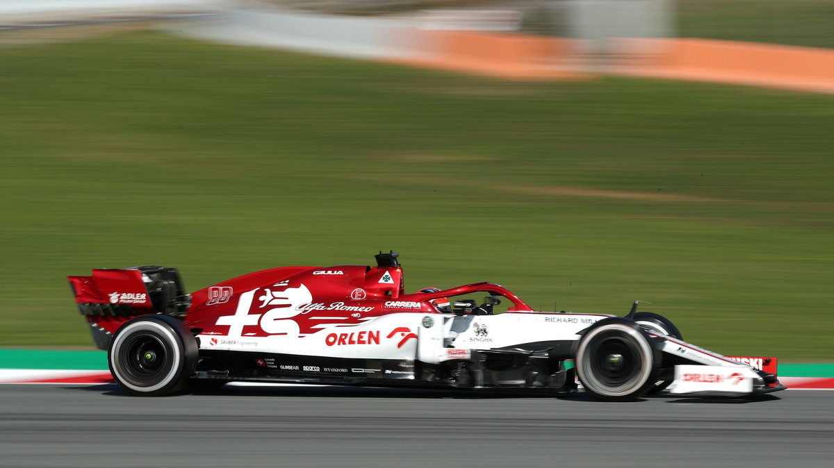 Robert Kubica w bolidzie Alfa Romeo