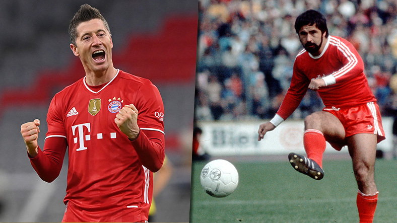 Robert Lewandowski i Gerd Mueller