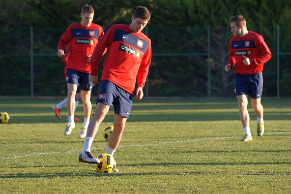 Trening reprezentacji Polski w Portugalii