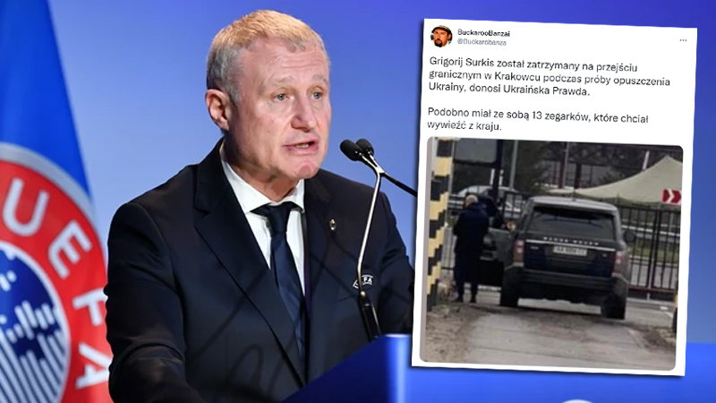 Hryhorij Surkis został zatrzymany na granicy