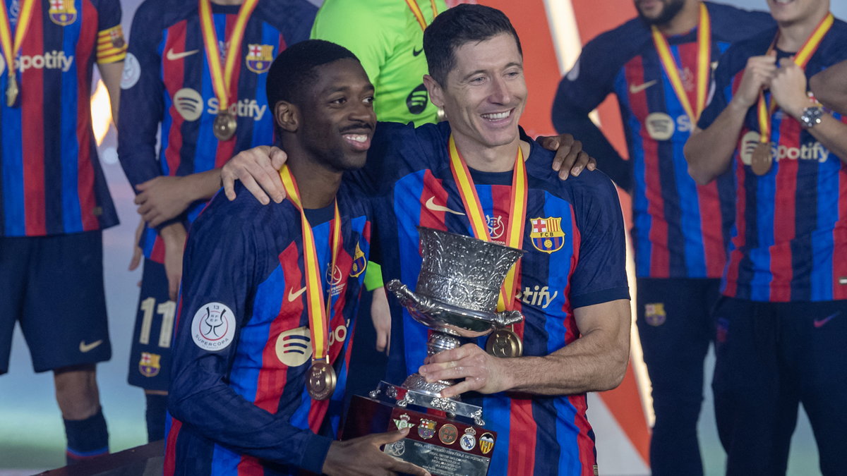 Ousmane Dembele i Robert Lewandowski