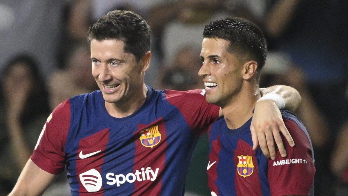 Robert Lewandowski i Joao Cancelo