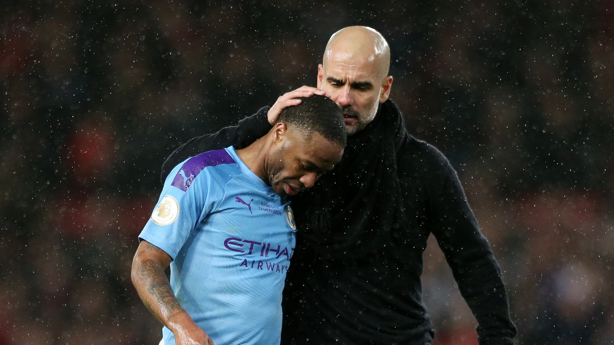 Raheem Sterling i Pep Guardiola