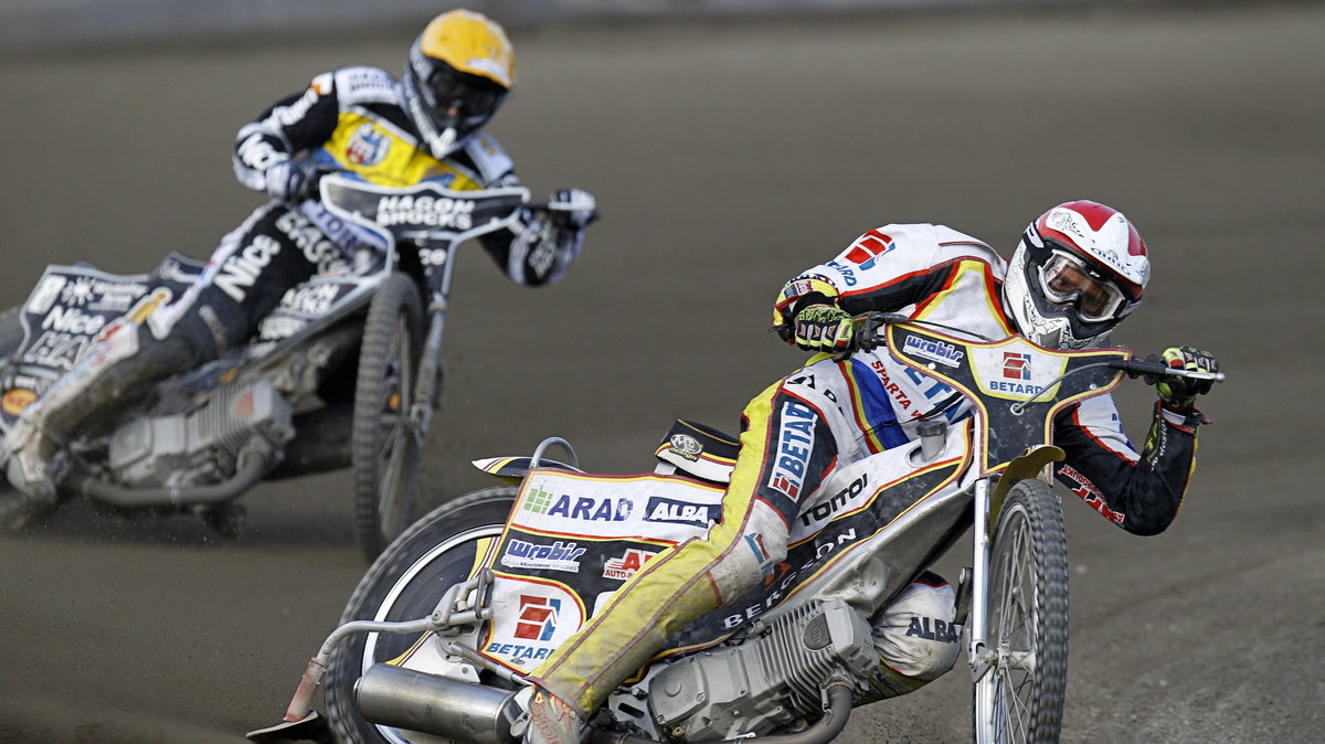 Piotr Świderski (P) i Chris Holder (L)