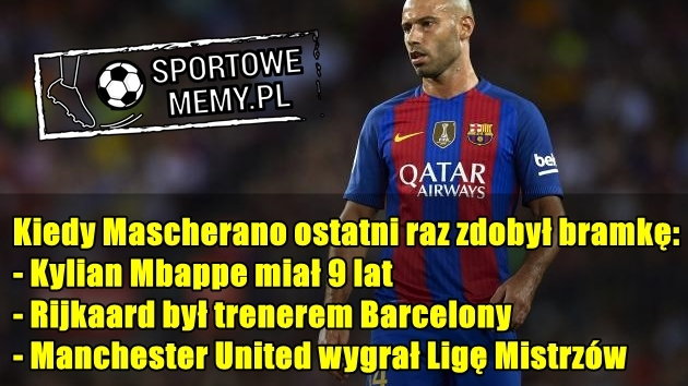 Internauci oszaleli po meczu Barcy, Javier Mascherano i Andre Gomes bohaterami memów