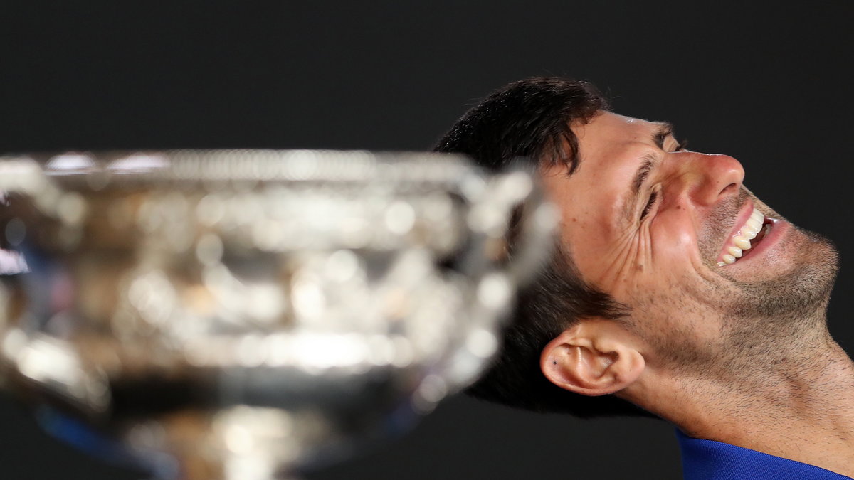 Novak Djoković na konferencji prasowej po finale Australian Open 2019